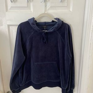 Velvet Navy Hoodie
